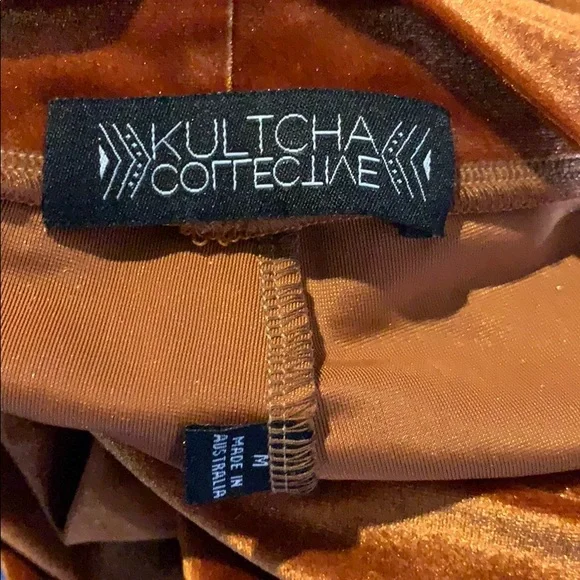Kultcha collective zeppelin rust velvet bell pants - Picture 2 of 3